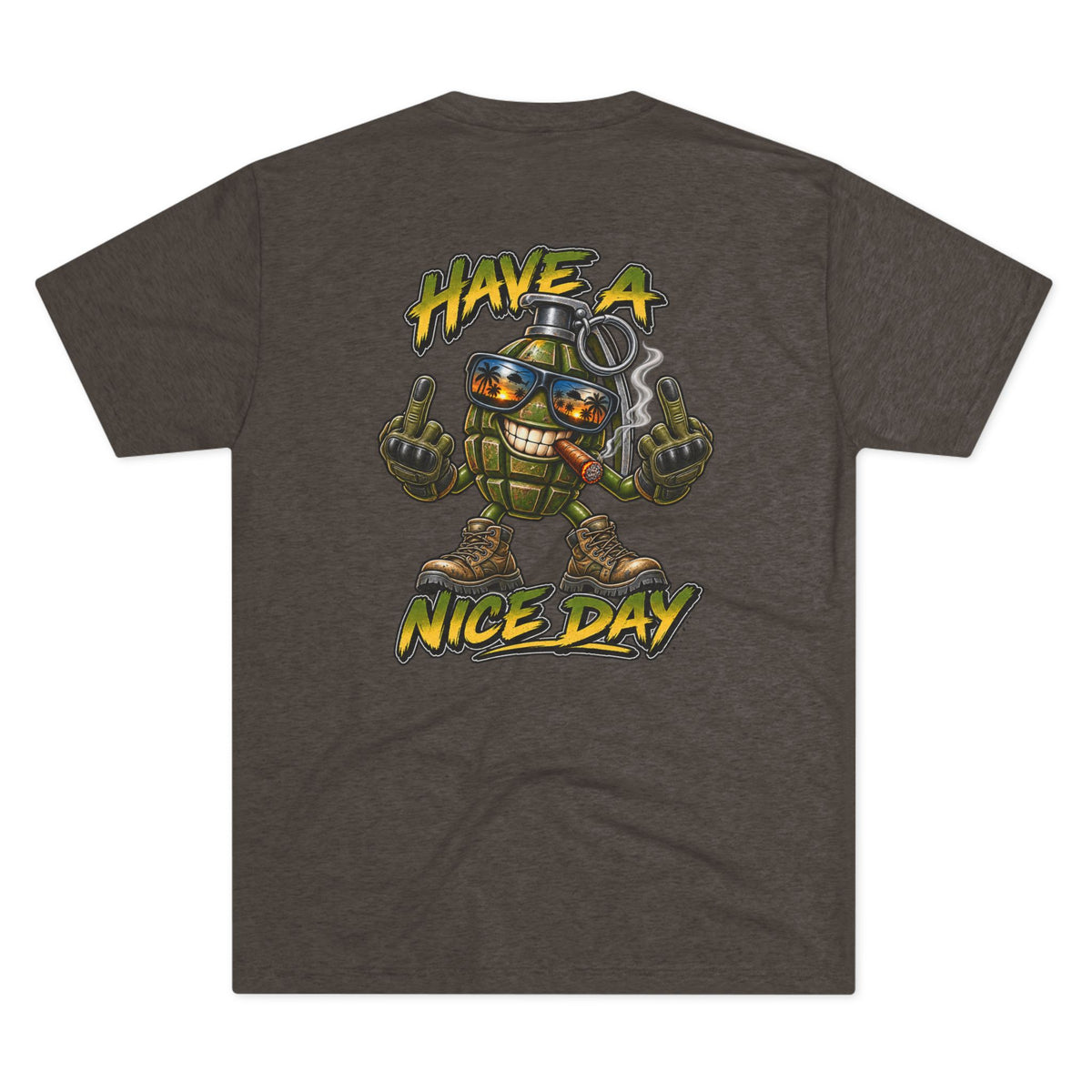 'Send It' RPG Girl & 'Have a Nice Day' Grenade Graphic