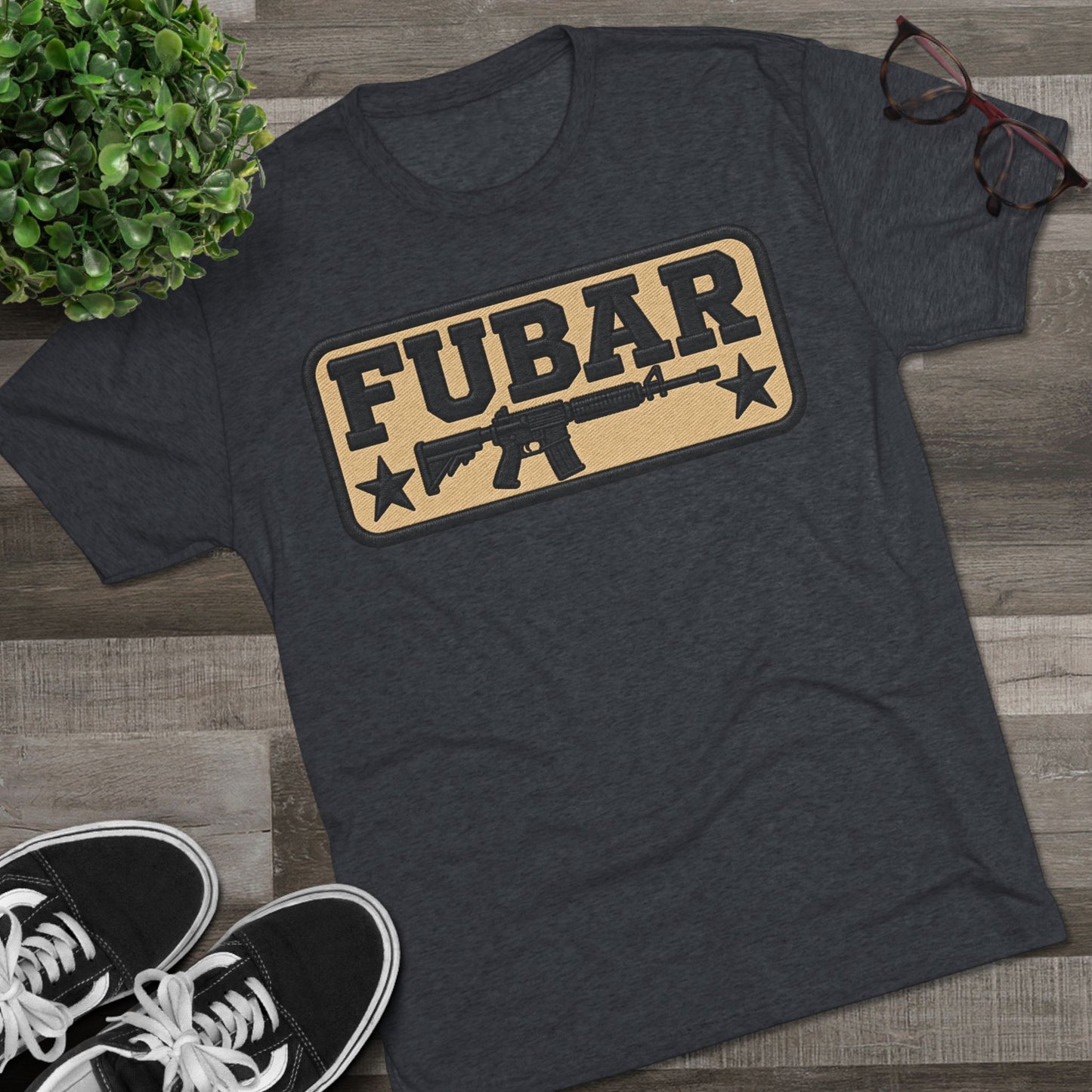 FUBAR Military Graphic Tee — Female Beach Run