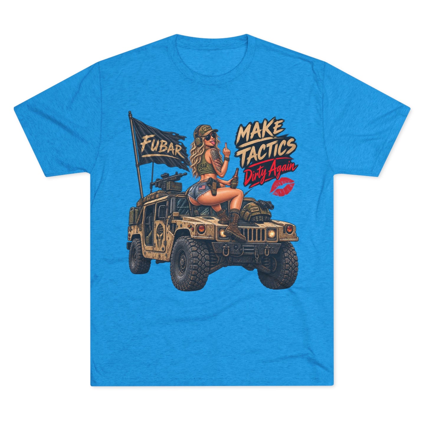 FUBAR Military Humvee Pinup Shirt