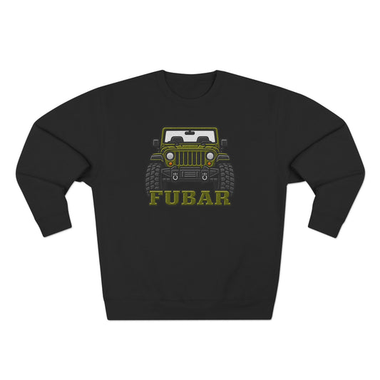 FUBAR Military Jeep Crewneck Sweatshirt