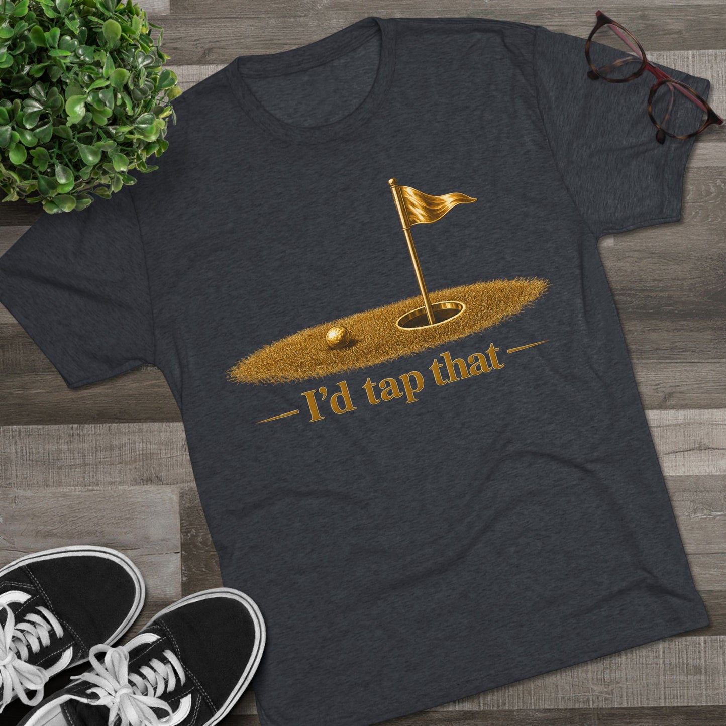 "I'd Tap That" with Skull Cigar FUBAR Back Graphic