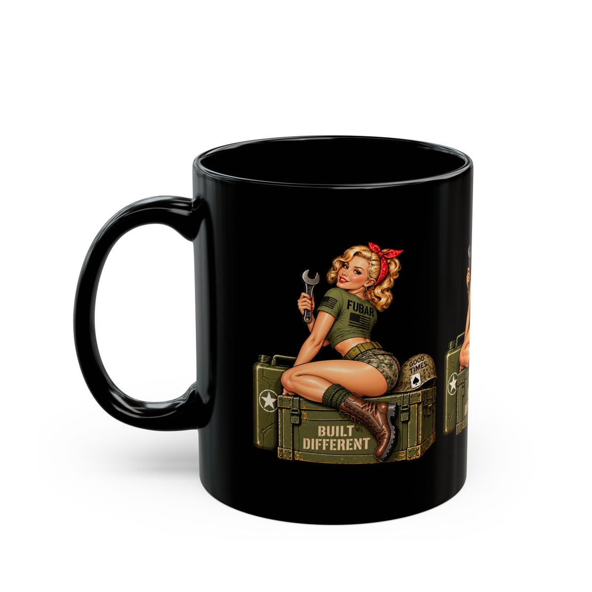 Built Different Pin-Up Mug