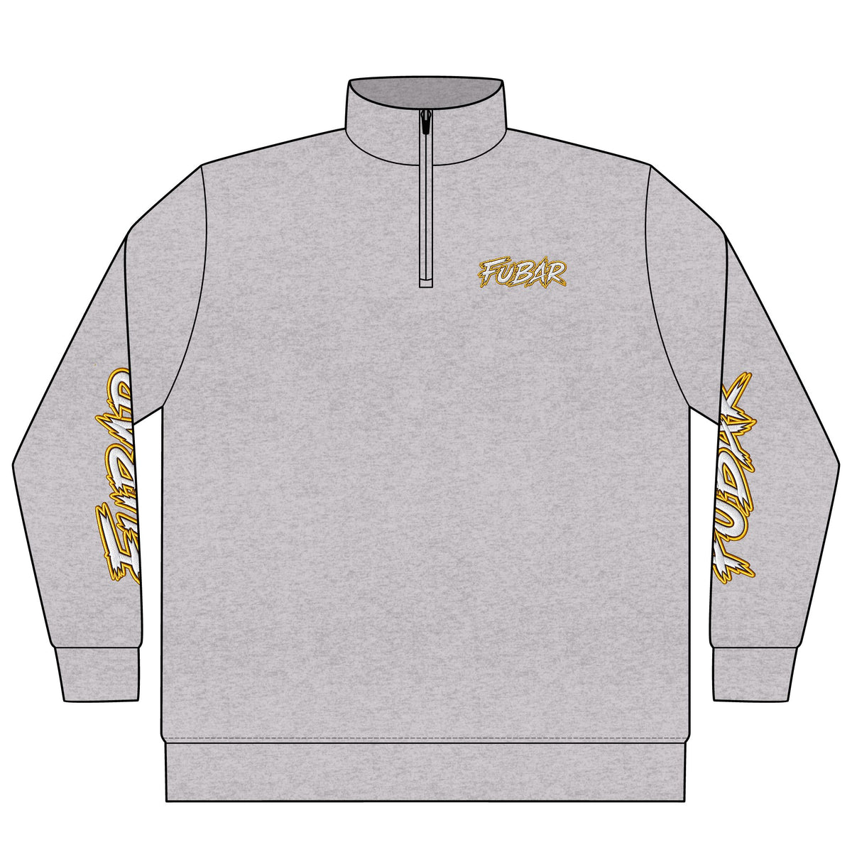 FUBAR Target Logo Quarter-Zip Pullover