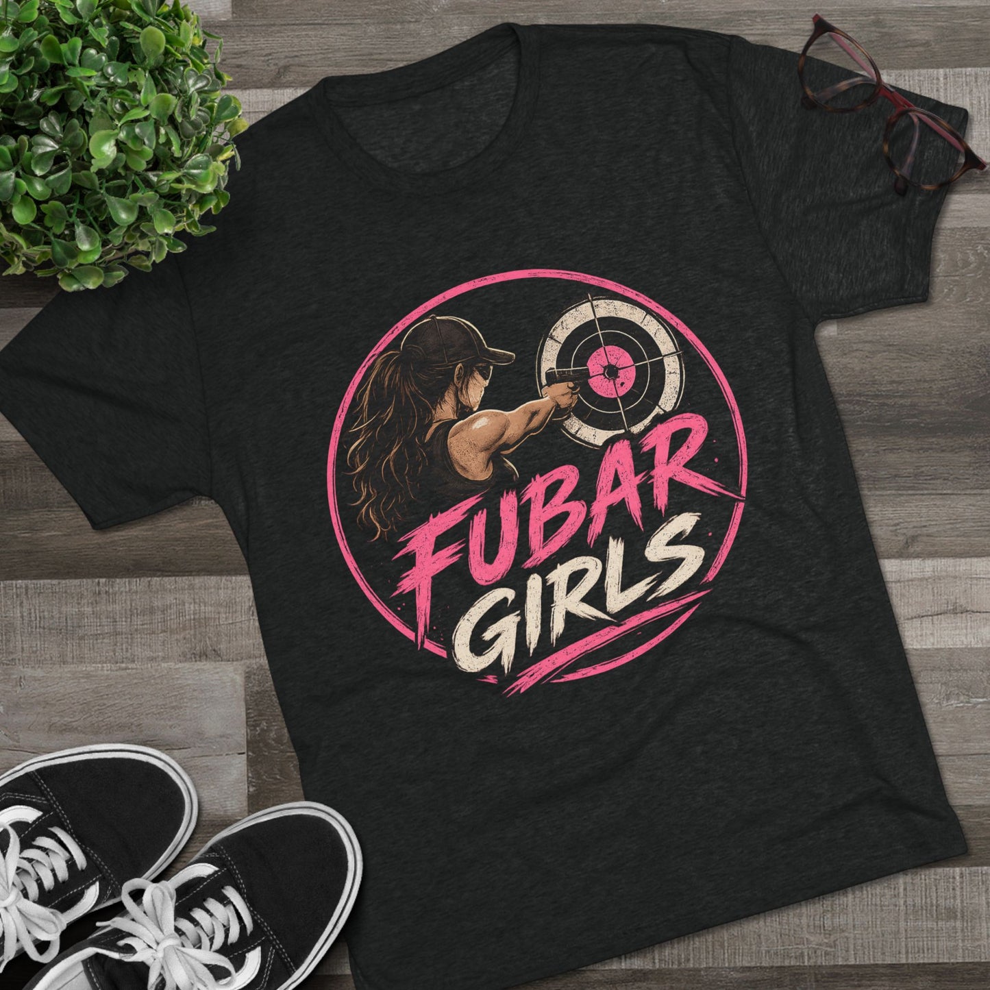FUBAR Girls Target Shooting Tee