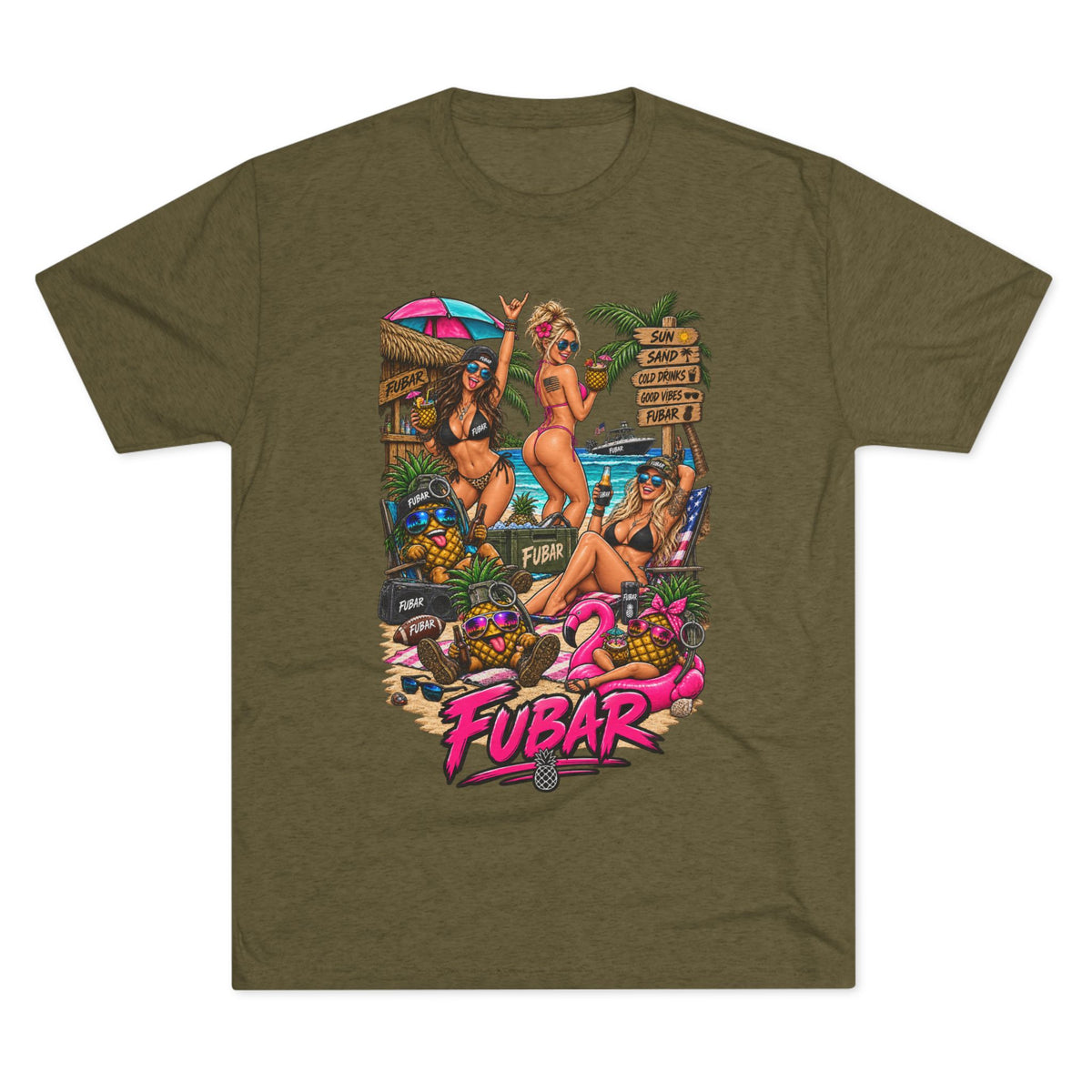 Women's FUBAR Beach Party T‑Shirt