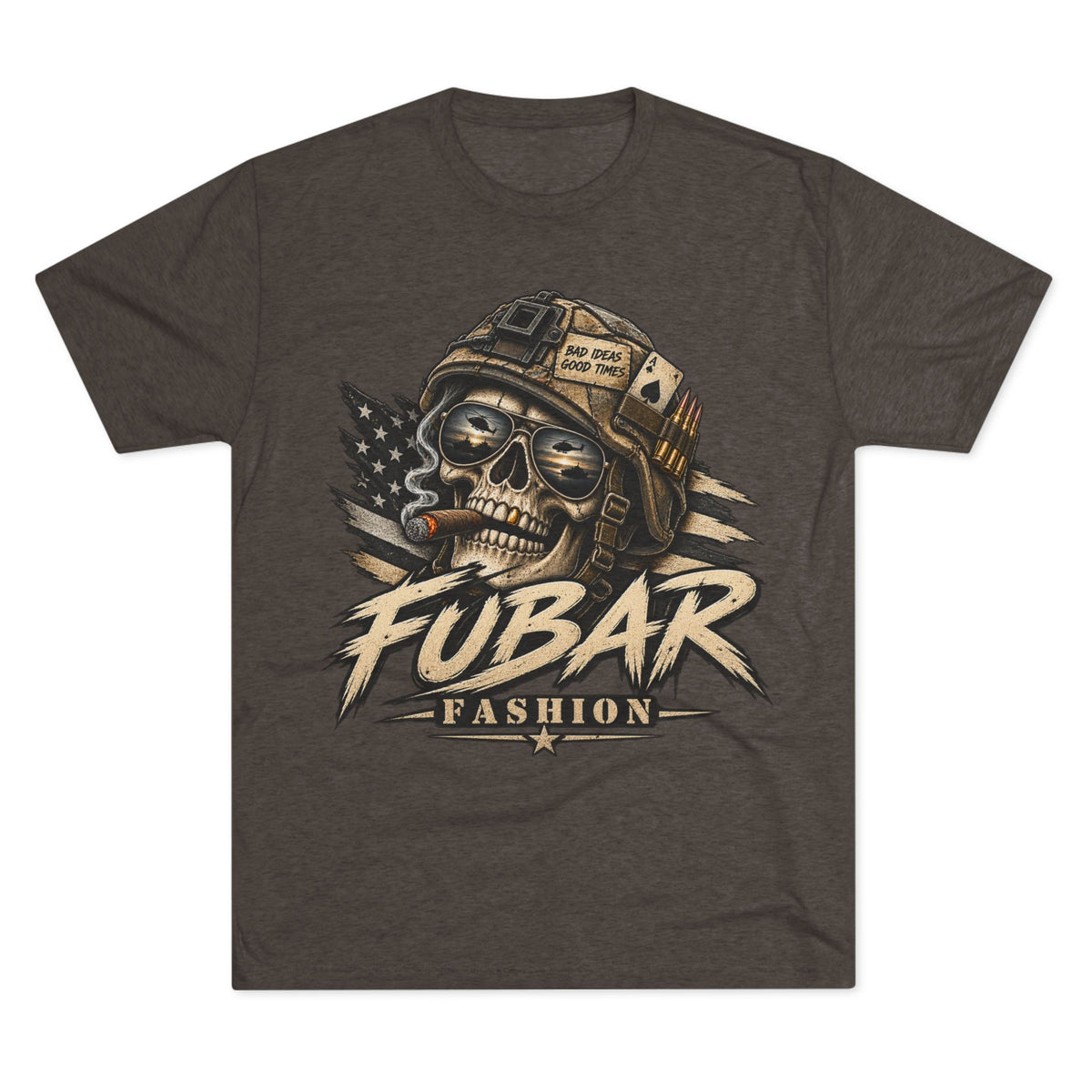 Skull Soldier FUBAR Graphic Tee