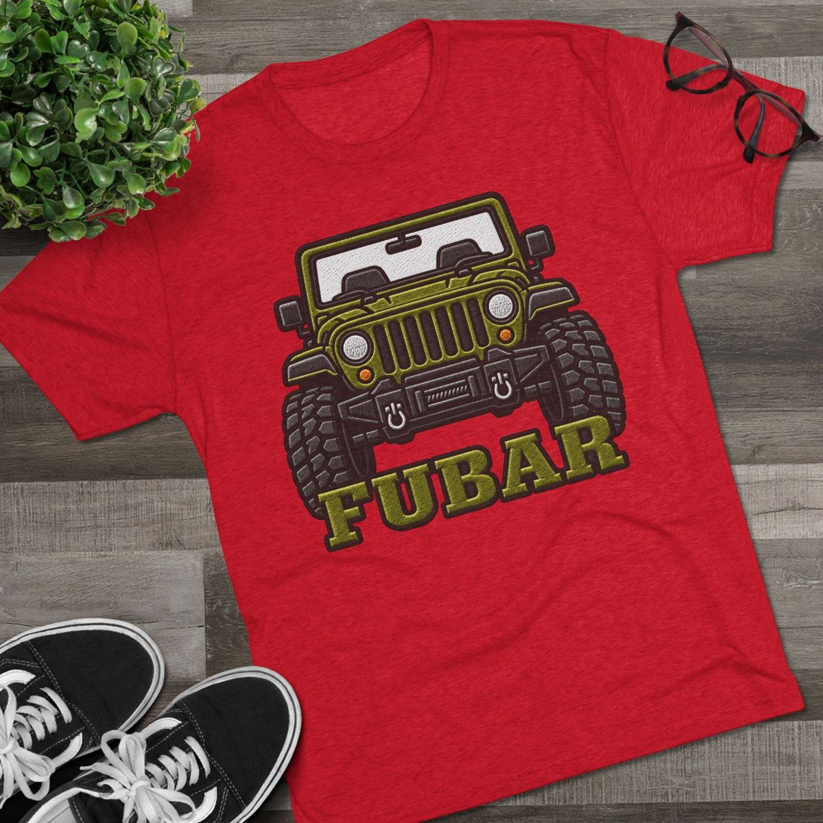 FUBAR Military Jeep T‑Shirt