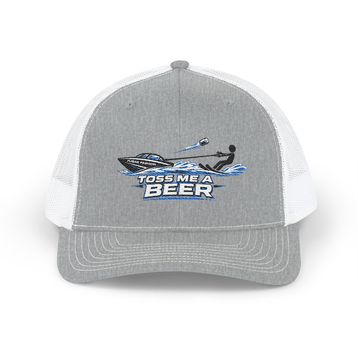 Richardson Toss Me A Beer Trucker Hat – (Embroidered)