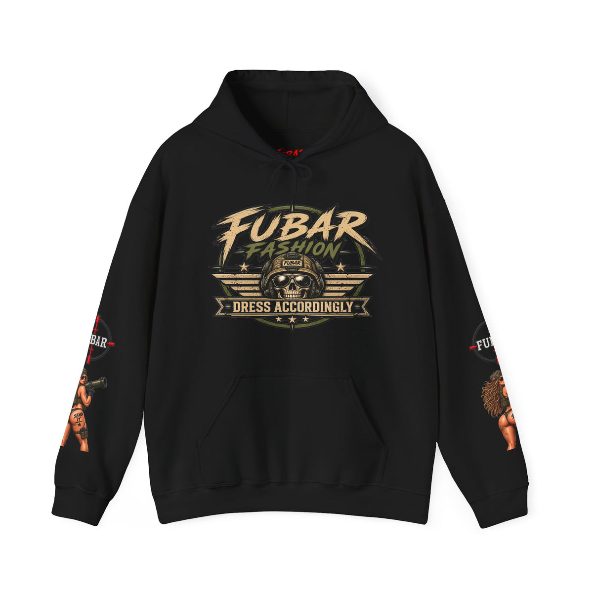 Disabled Veteran Hoodie — FUBAR Fashion "Dress Accordingly"