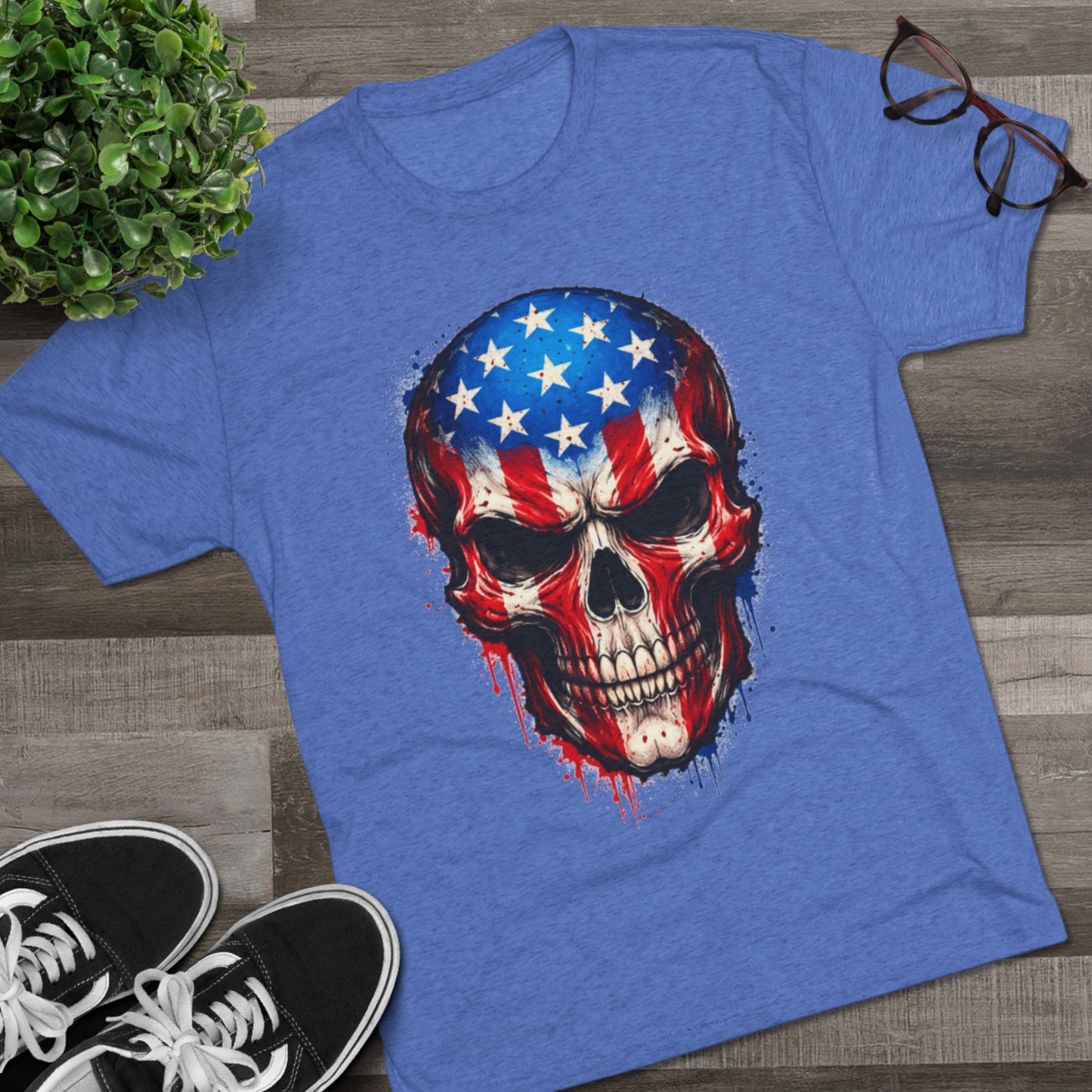 Patriotic Skull (T-Shirt)