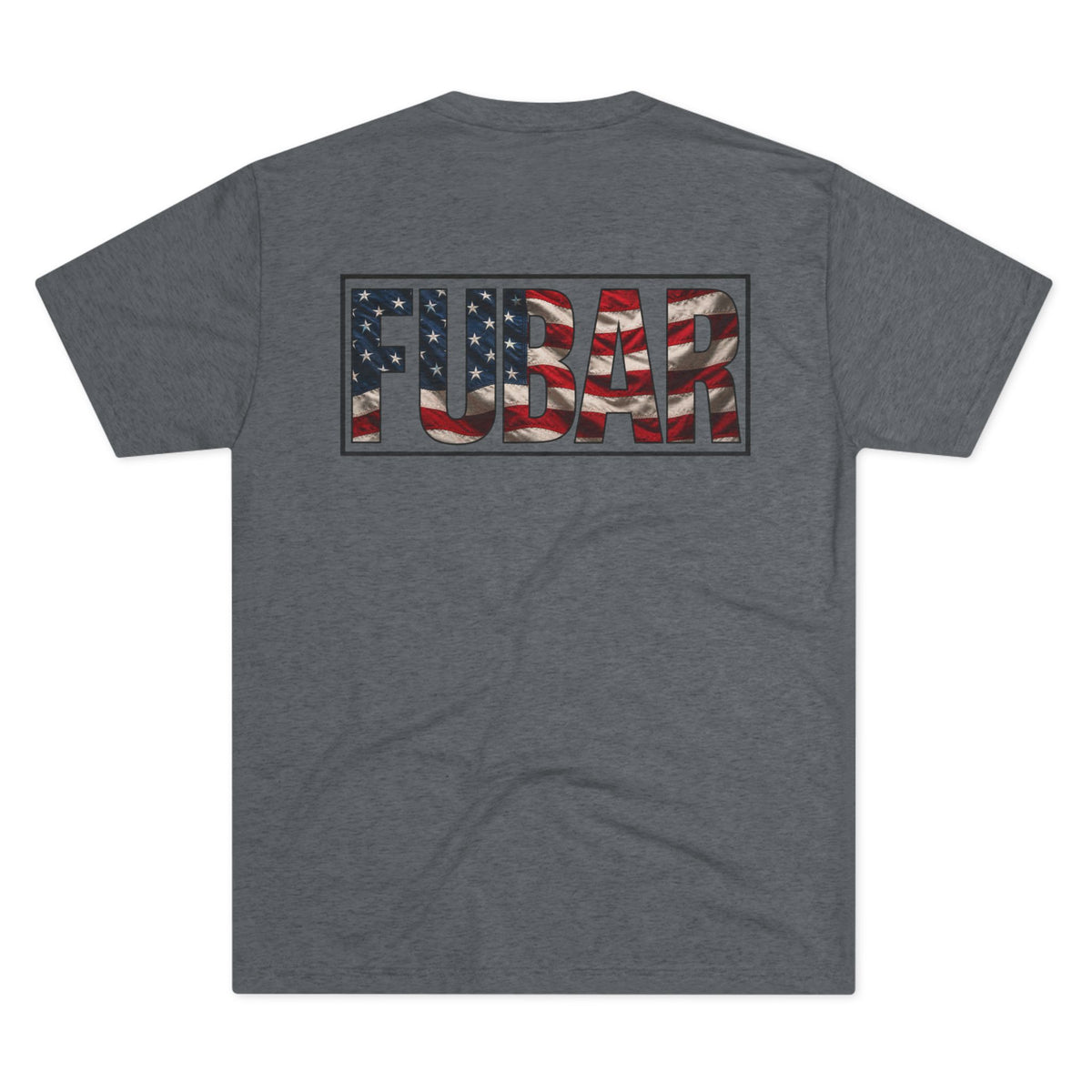 Neon Silhouette Front & American Flag “FUBAR” Back