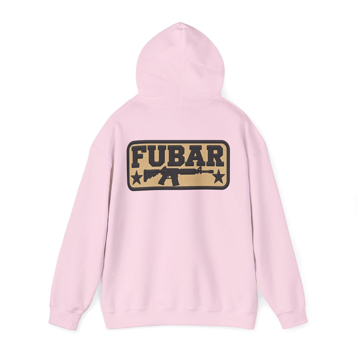 FUBAR Skull Hoodie – Tactical Skull & Rifle Graphic Pullover