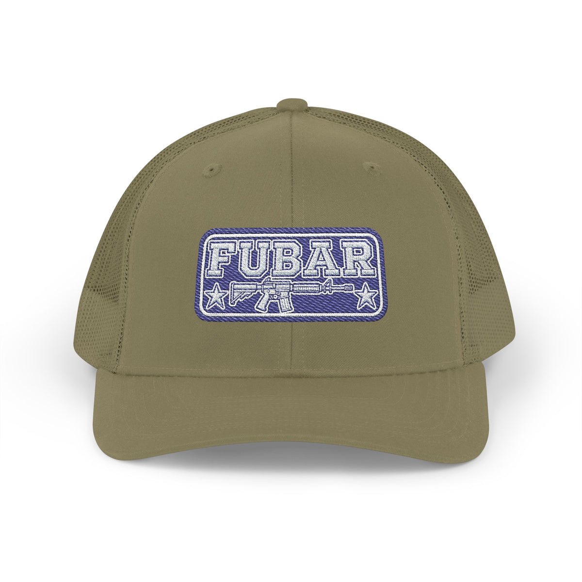 Richardson FUBAR Vintage Patch Trucker Cap (Embroidered)