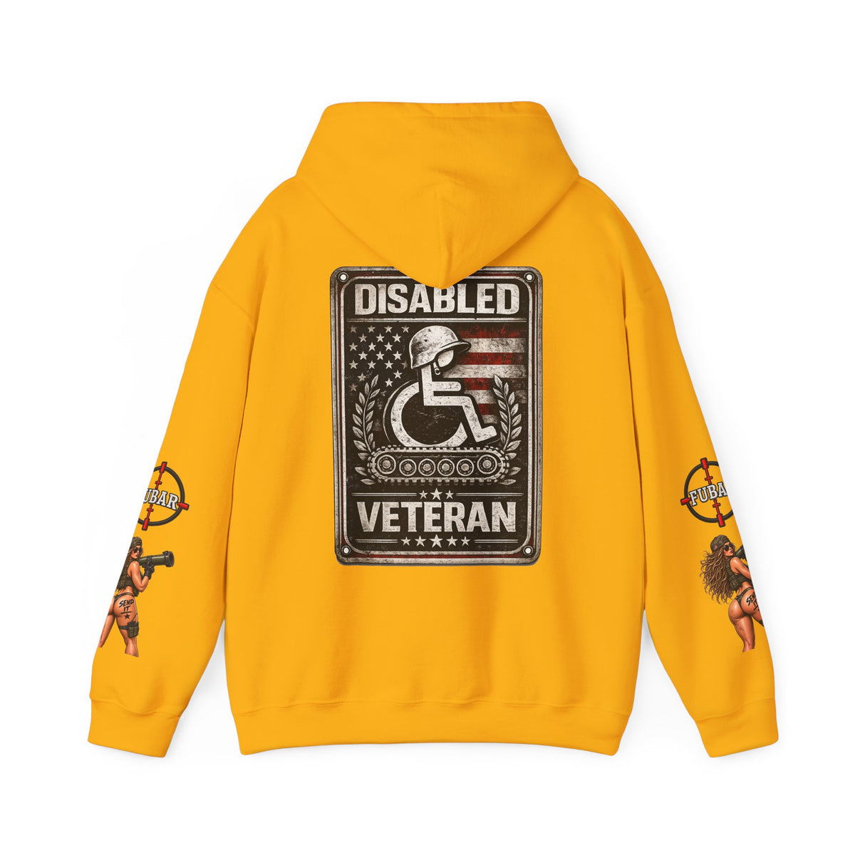 Disabled Veteran Hoodie — FUBAR Fashion "Dress Accordingly"