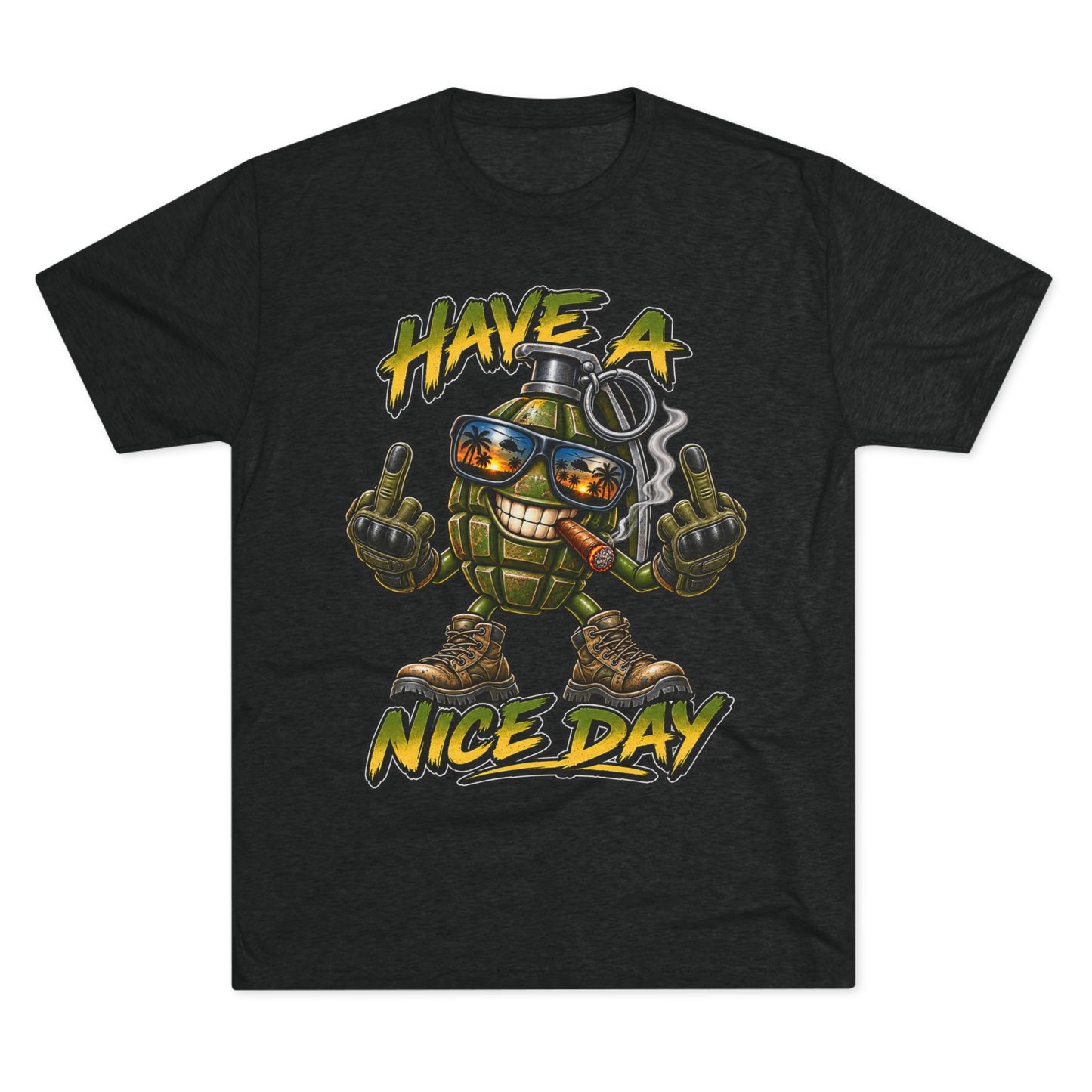 Have A Nice Day Grenade T-Shirt