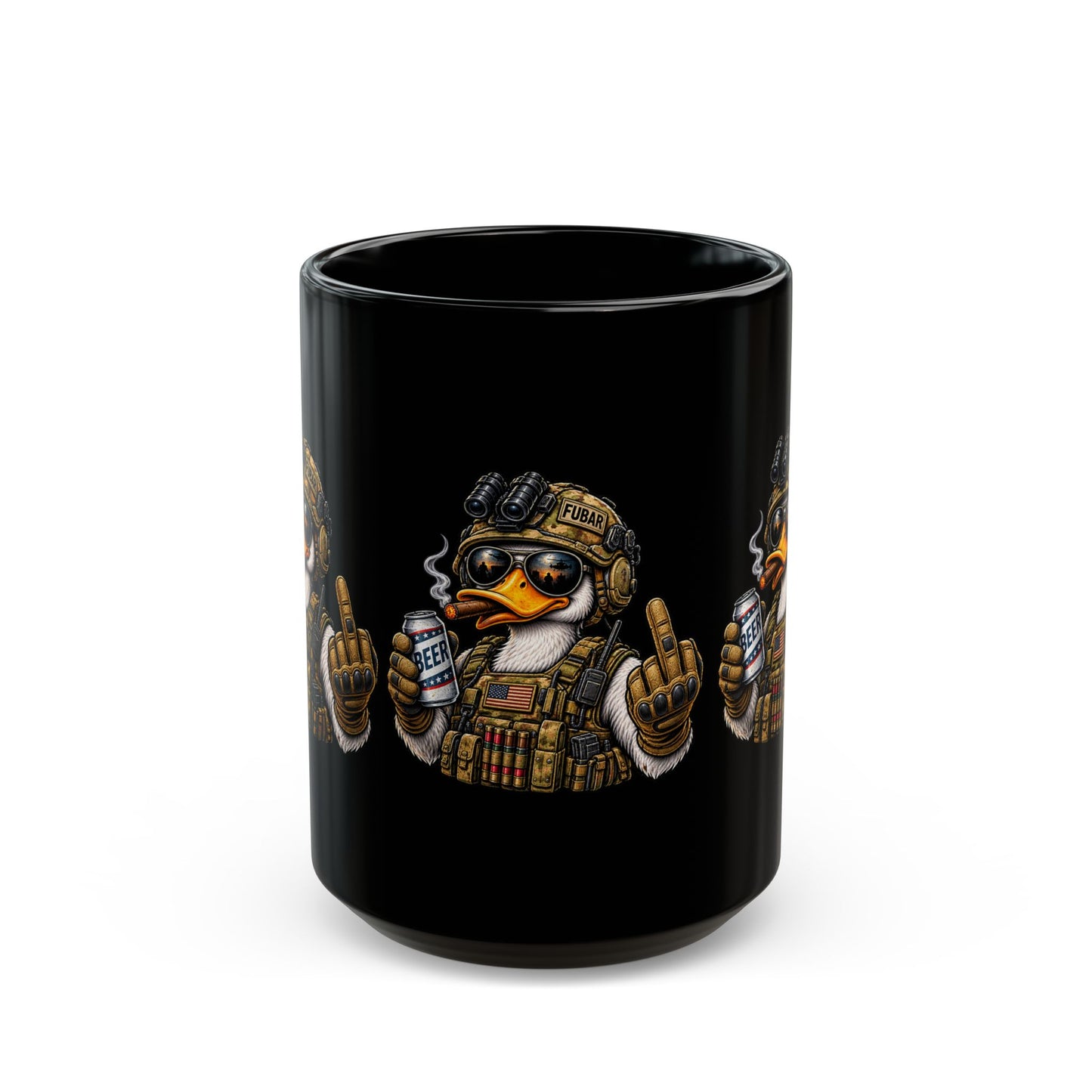 Tactical Duck coffee cup