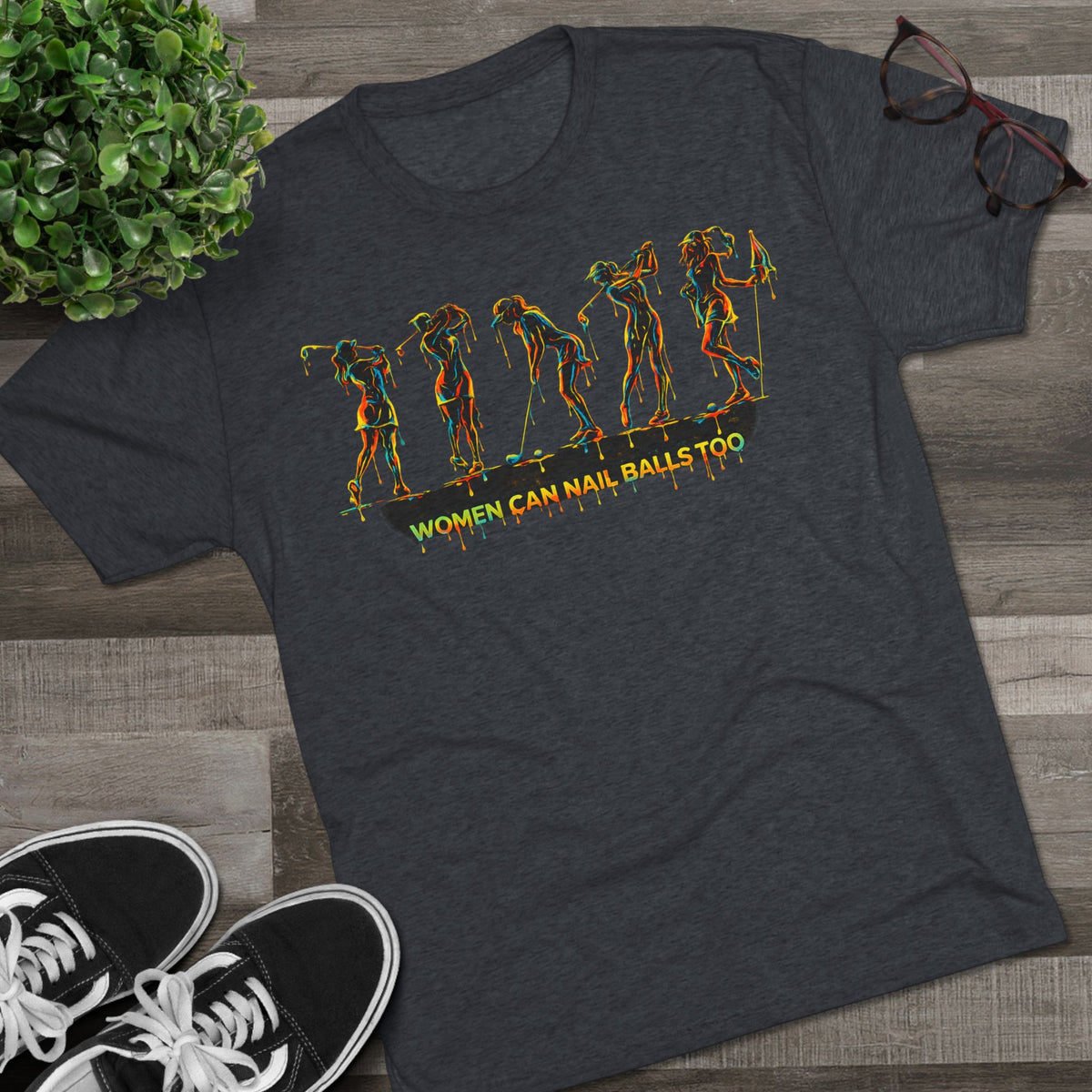 Women Can Nail Balls Tee