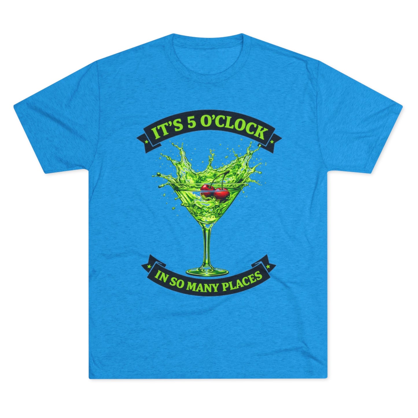 "It's 5 O'Clock in So Many Places" Green Martini