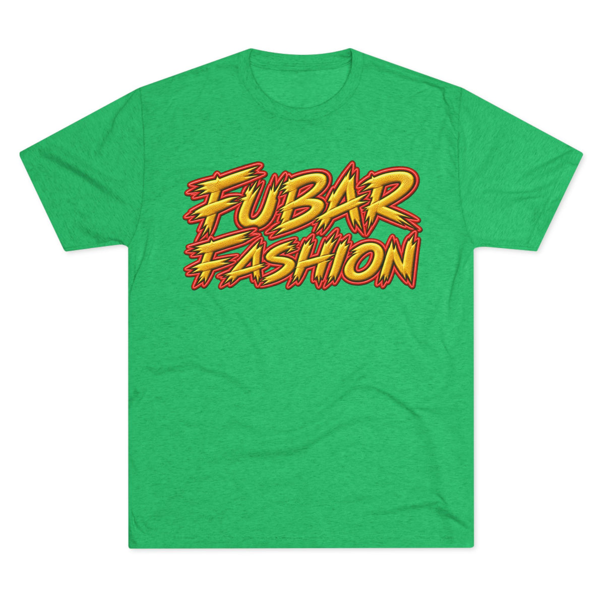 FUBAR Fashion Skull Tee — Retro Skull with Cap & Cigar Graphic