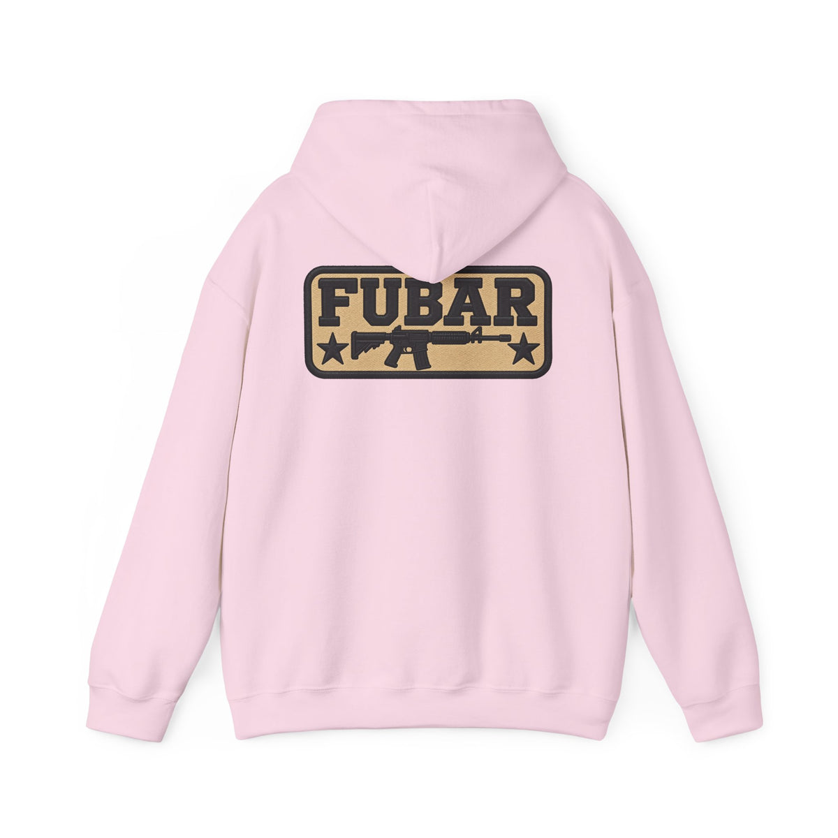 Military-Inspired Gun Graphic Pullover