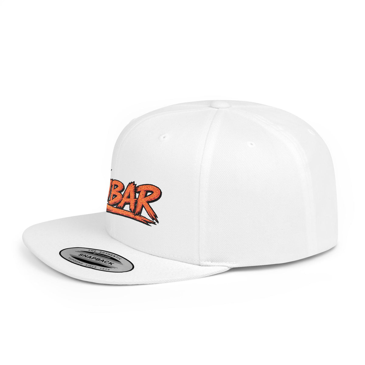 Snapback Hat — Retro 'FUBAR' Graphic Flat Bill Cap