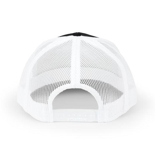 Richardson Skull & Cigar Trucker Cap — Snapback Hat (Embroidered)