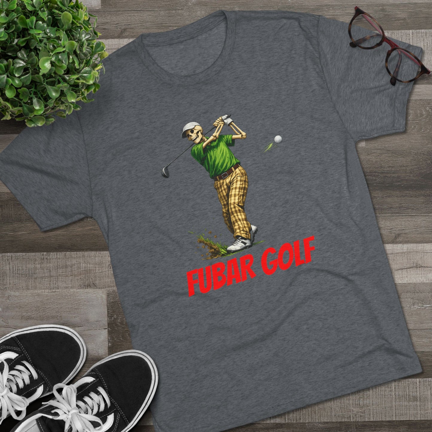 'FUBAR Golf' Vintage Golfer Graphic Tee