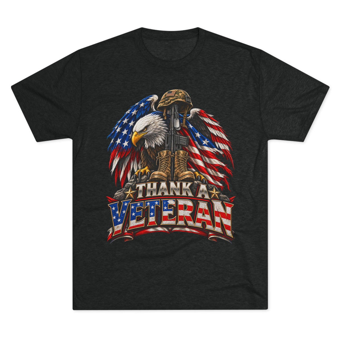 "Thank a Veteran" Eagle & Helmet Americana