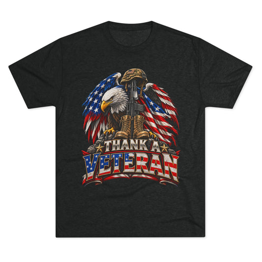 "Thank a Veteran" Eagle & Helmet Americana