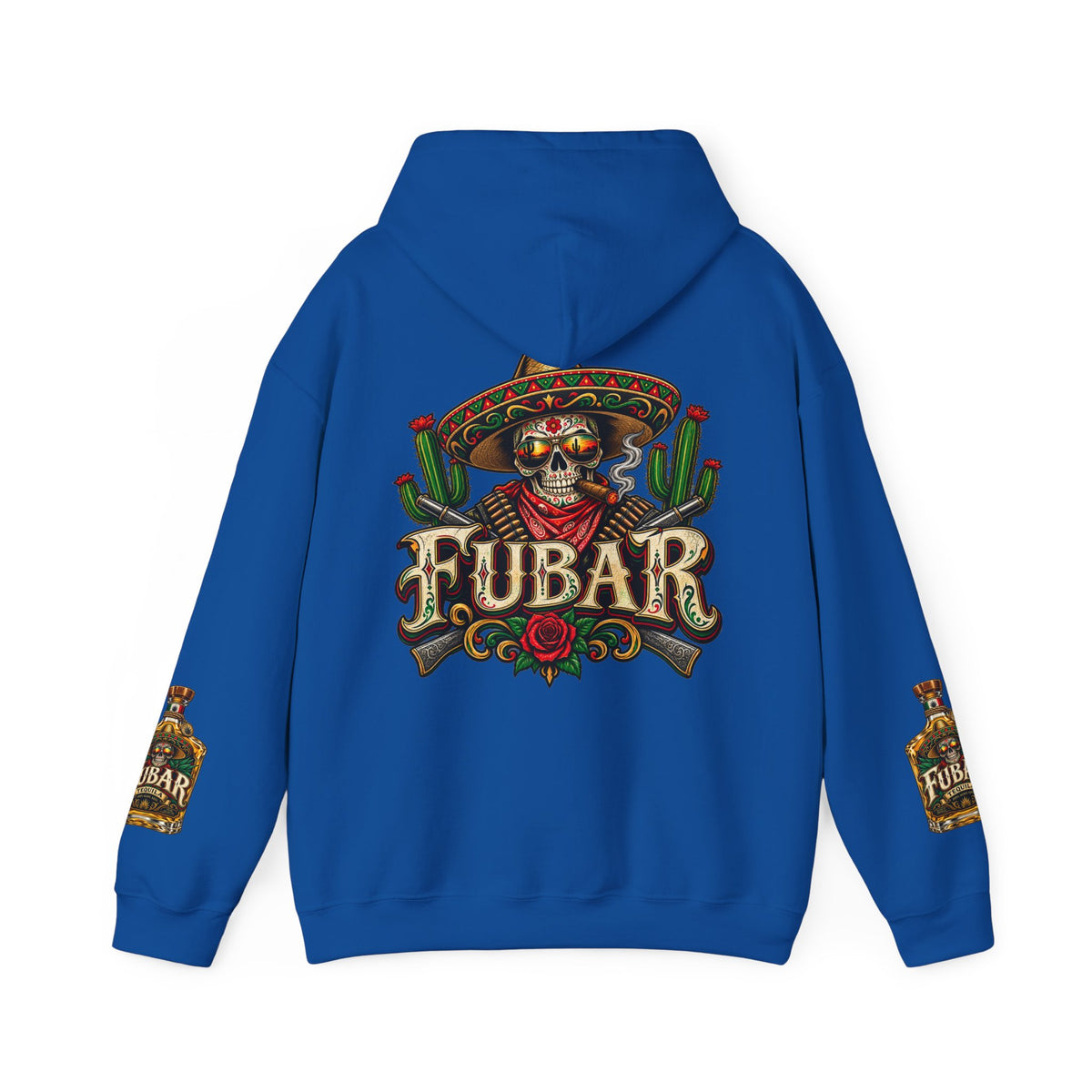 FUBAR Skull Hoodie – Day of the Dead Party Pullover