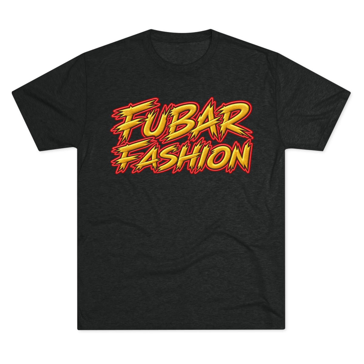 FUBAR Fashion Skull Tee — Retro Skull with Cap & Cigar Graphic