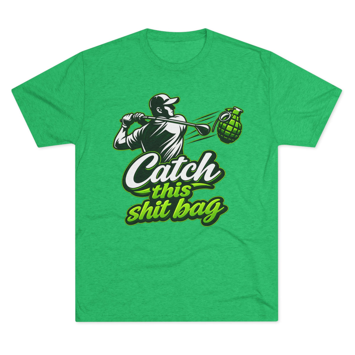Catch This Shit Bag Baseball Tee