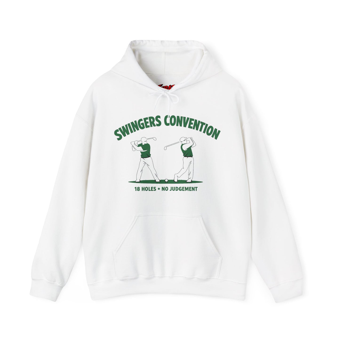 Swingers Convention Hoodie (“18 Holes • No Judgement”)
