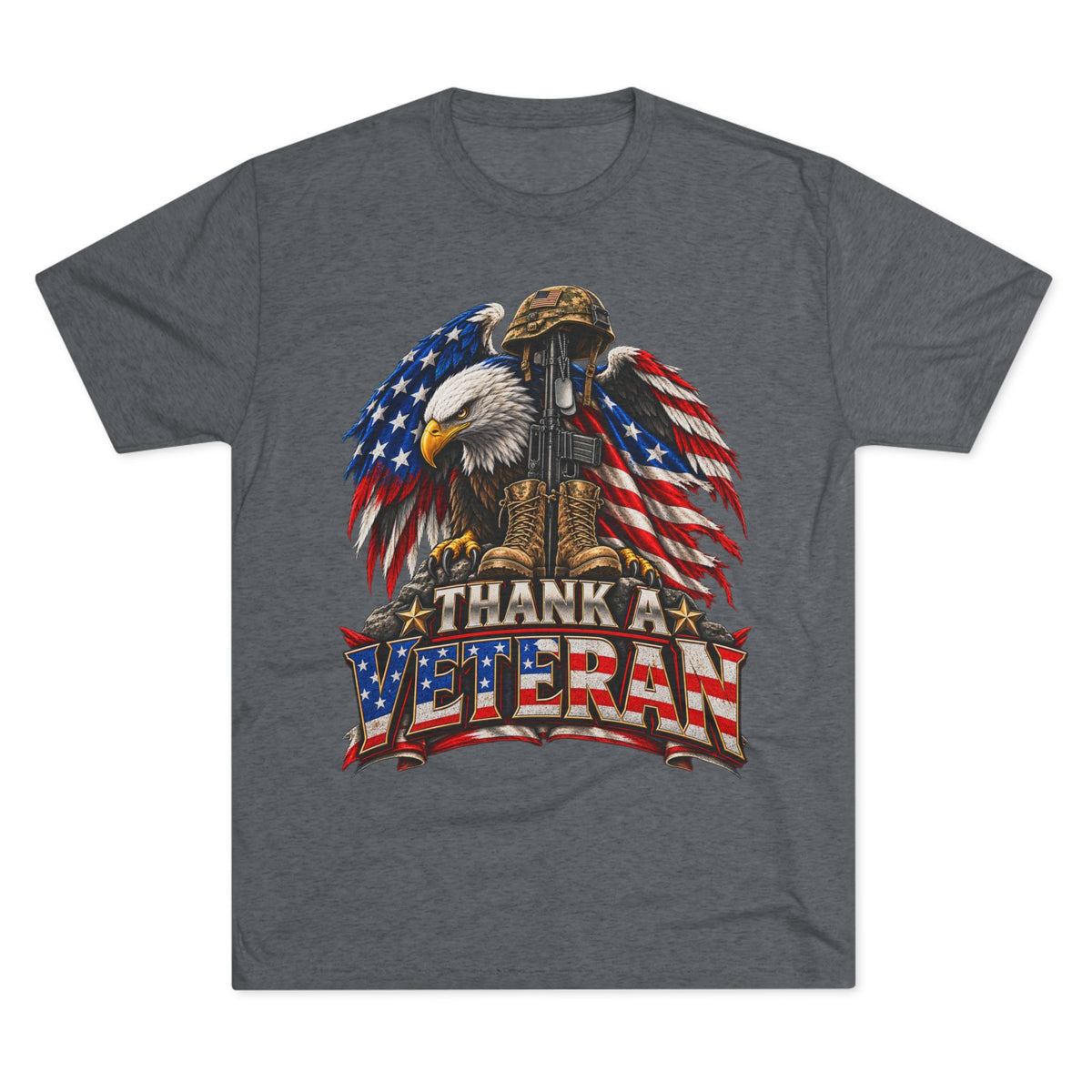 "Thank a Veteran" Eagle & Helmet Americana