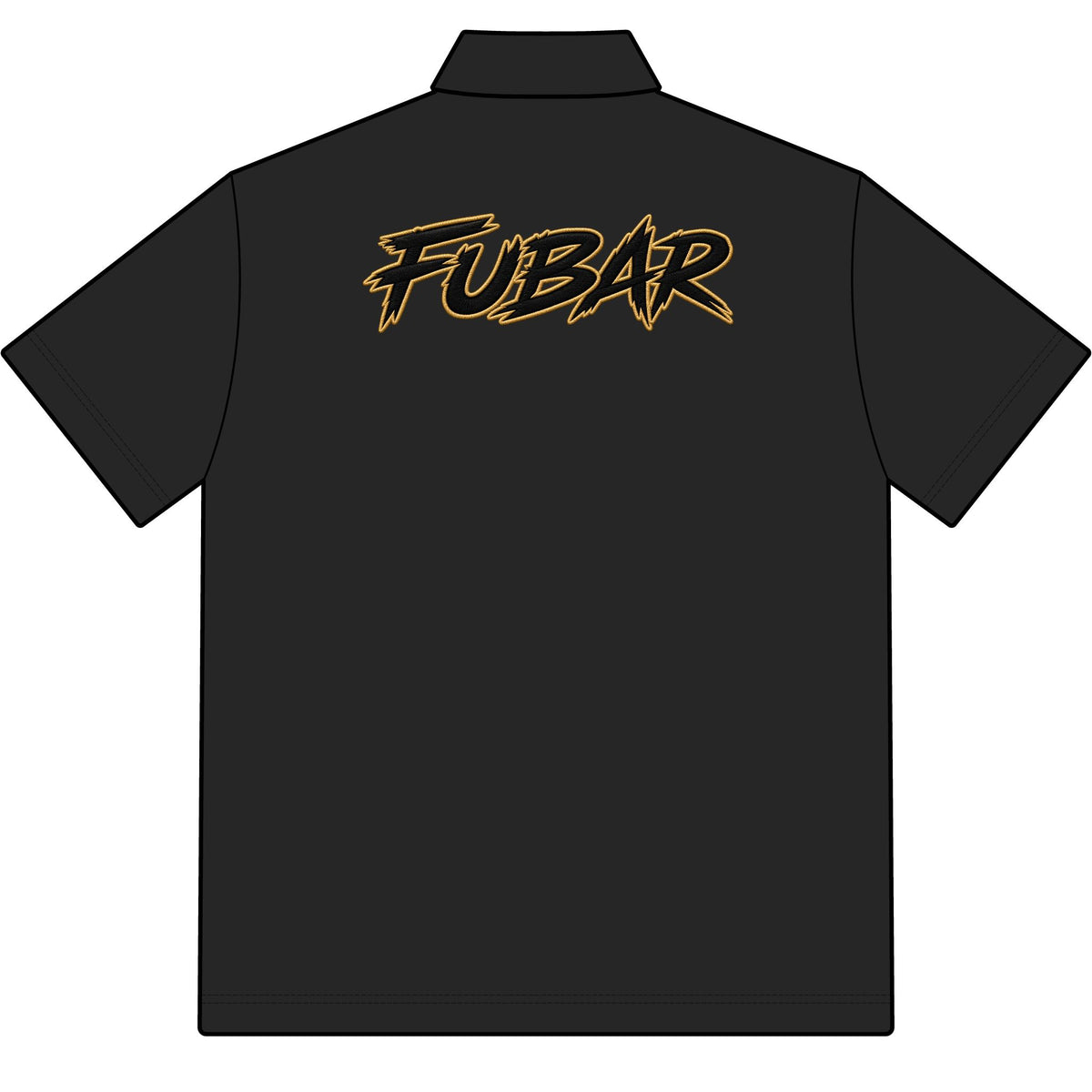 FUBAR Embroidered Polo Shirt — Men's Stretch Golf/Work Polo