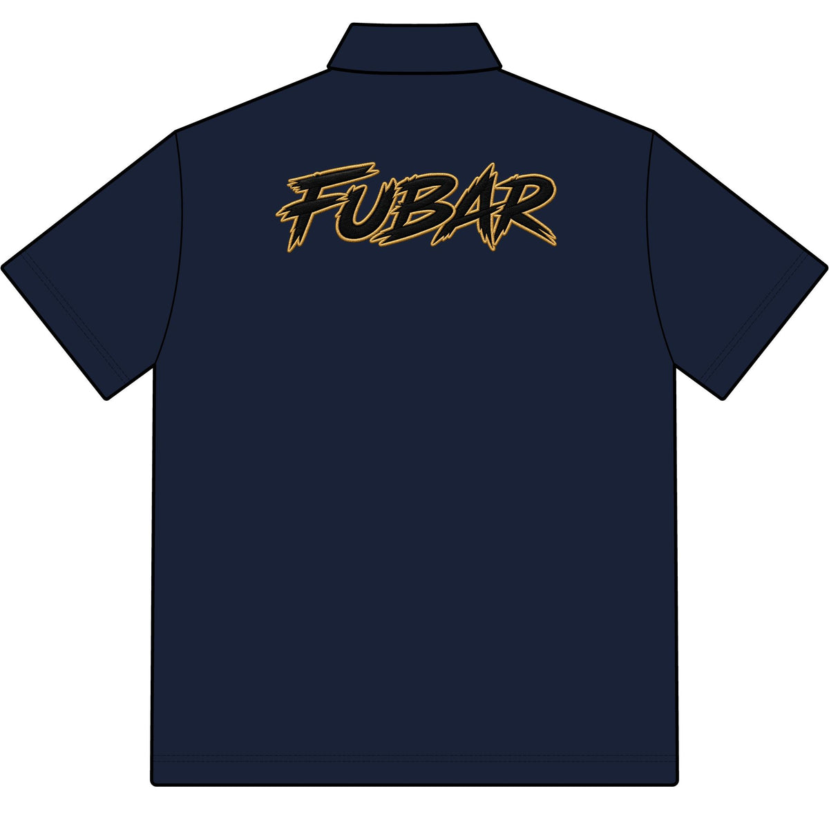 FUBAR Embroidered Polo Shirt — Men's Stretch Golf/Work Polo