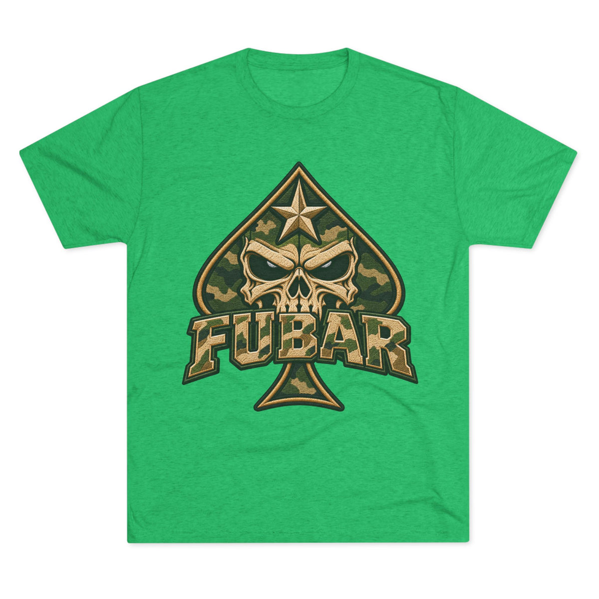 Military Ace Spade Graphic Shirt