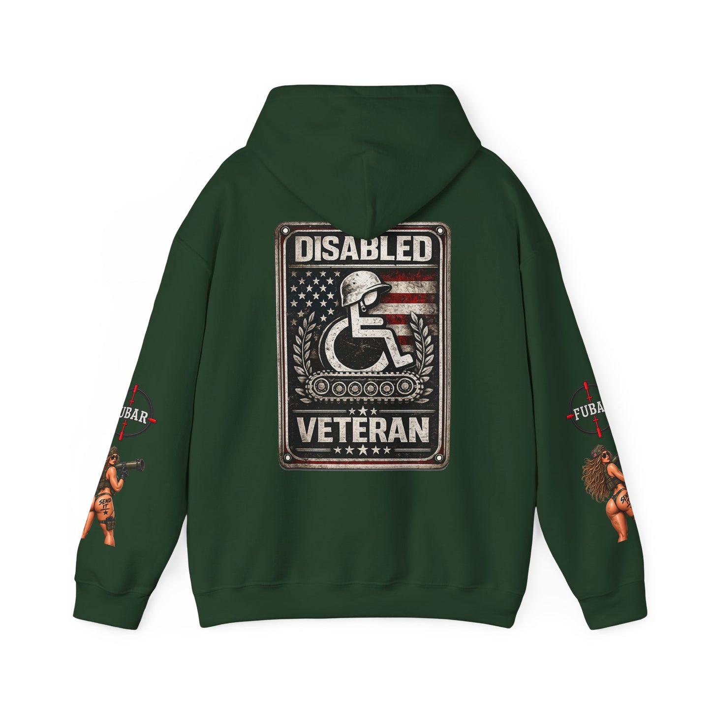 Disabled Veteran Hoodie — FUBAR Fashion "Dress Accordingly"