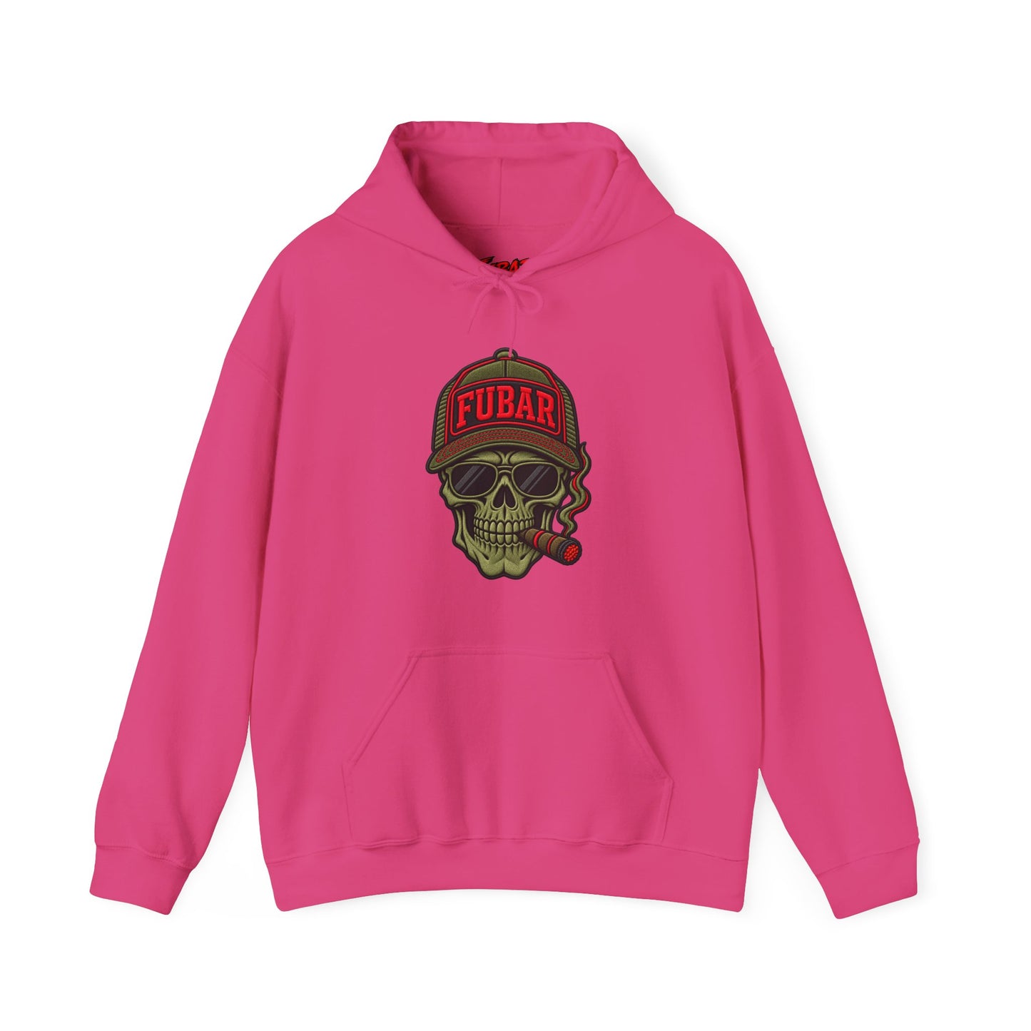 FUBAR Skull Hoodie – Tactical Skull & Rifle Graphic Pullover