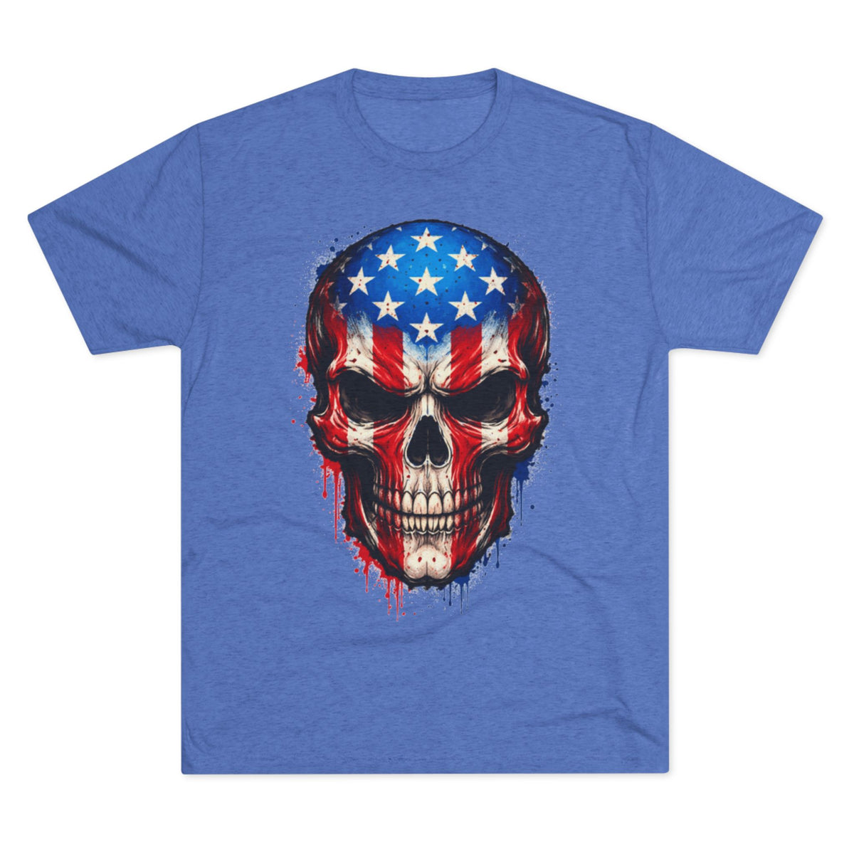 American Flag Skull T-Shirt — FUBAR Graphic Tee
