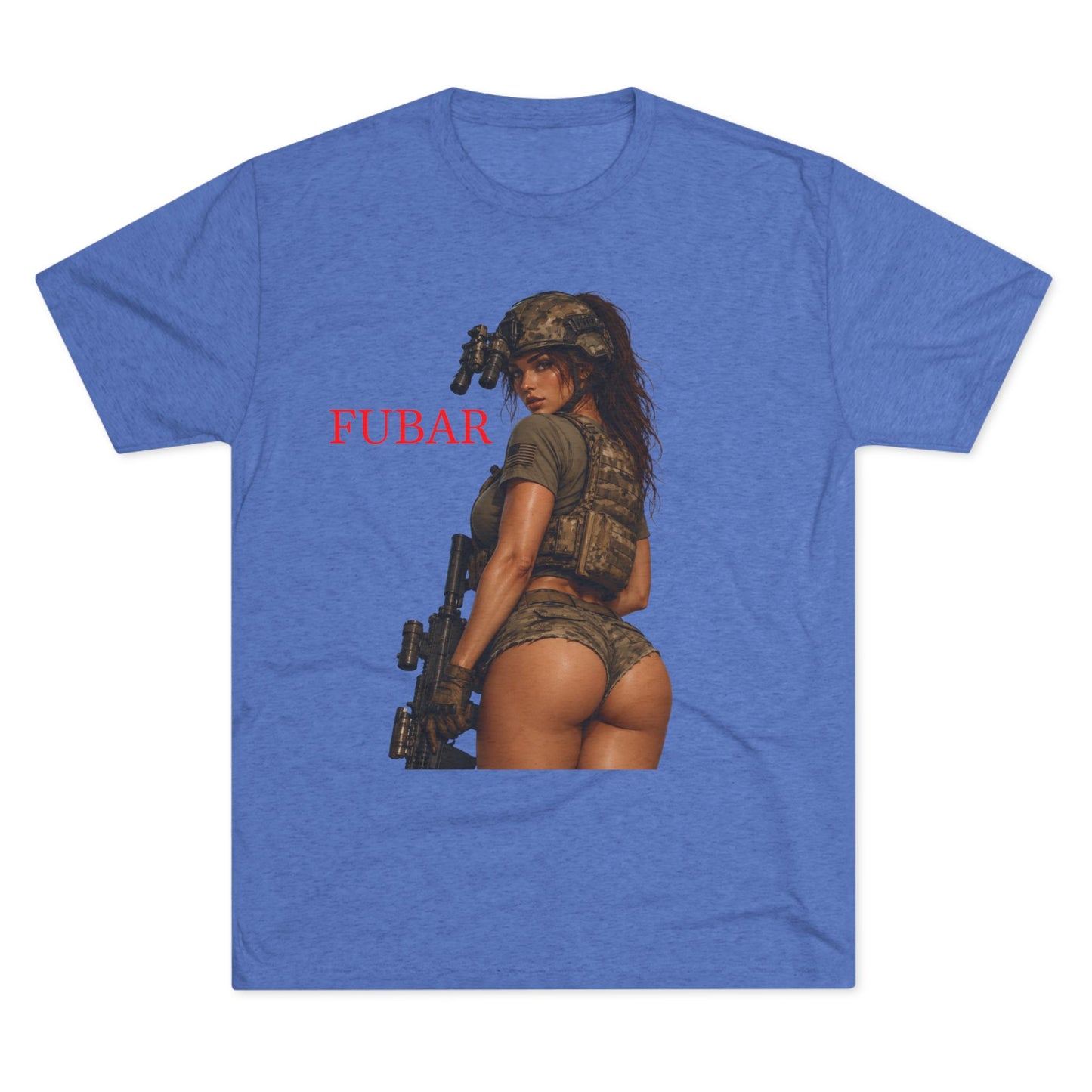 FUBAR Military Skull & Pin-Up Graphic Tee