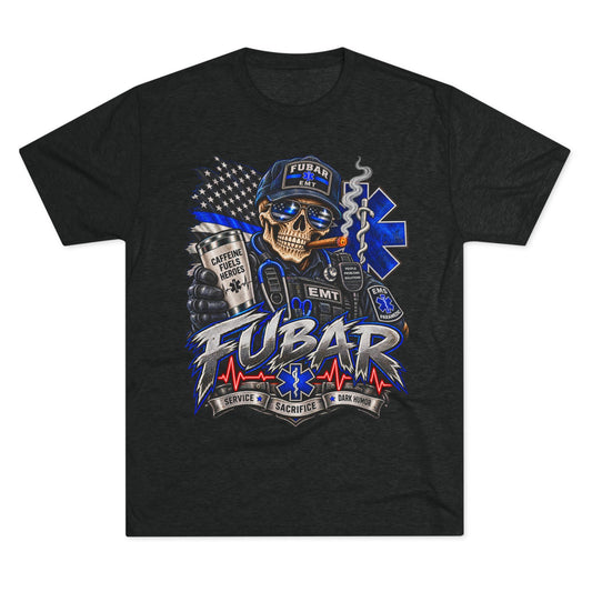 EMT FUBAR Skull T‑Shirt