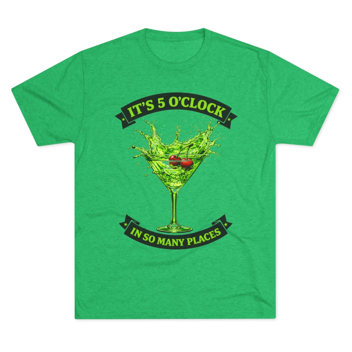 "It's 5 O'Clock in So Many Places" Green Martini