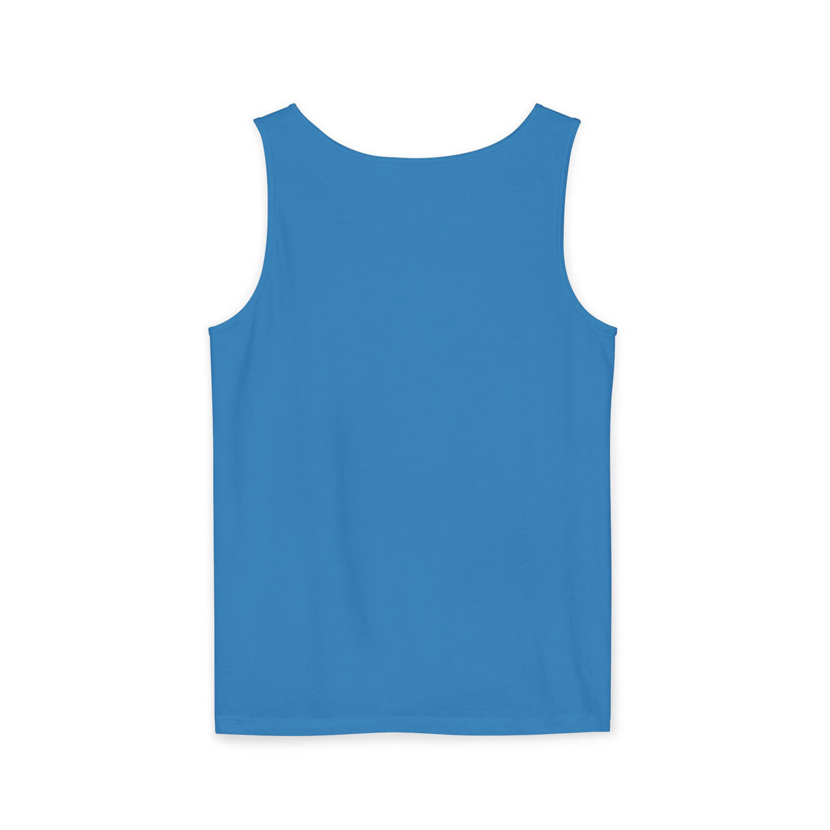 FUBAR Skull Tank Top — Cigar-Smoking Skull with Trucker Hat & Rifle Logo
