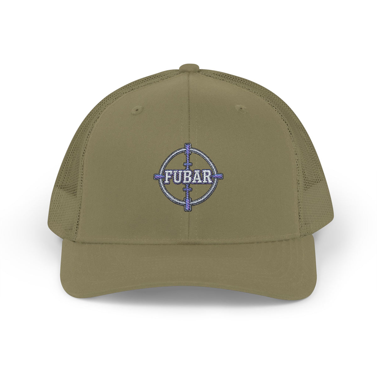 Richardson FUBAR Target Snapback Trucker Cap (Embroidered)