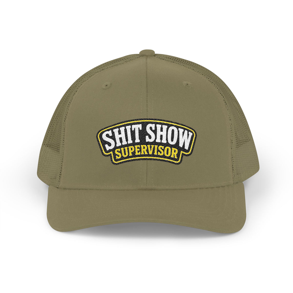Richardson Trucker Cap — "Shit Show Supervisor" Embroidered