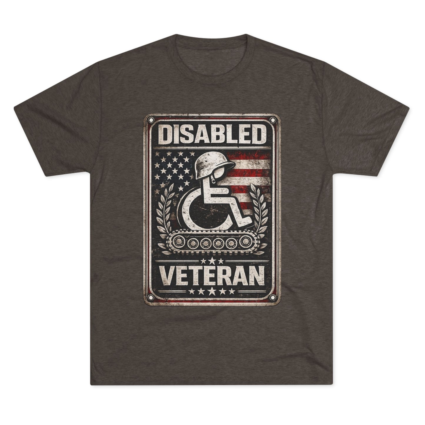 Disabled Veteran T-Shirt — I Say Random Offensive Shit” Back