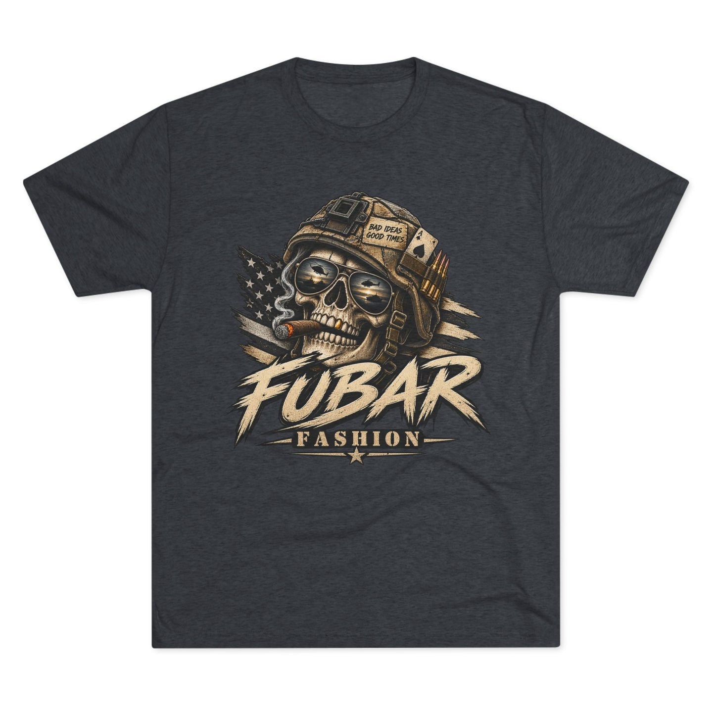YAT YAS back-military shirt