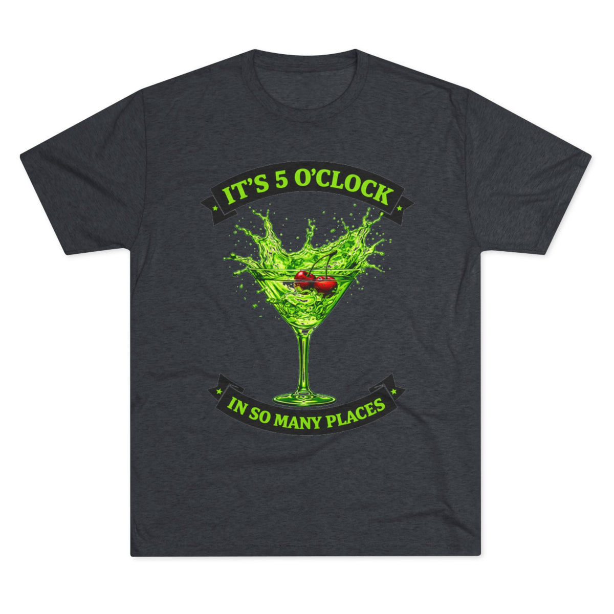 "It's 5 O'Clock in So Many Places" Green Martini