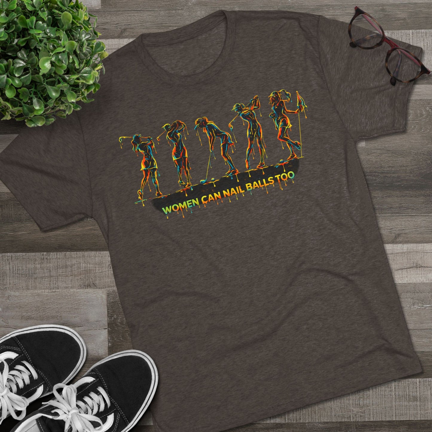 Women Can Nail Balls Tee
